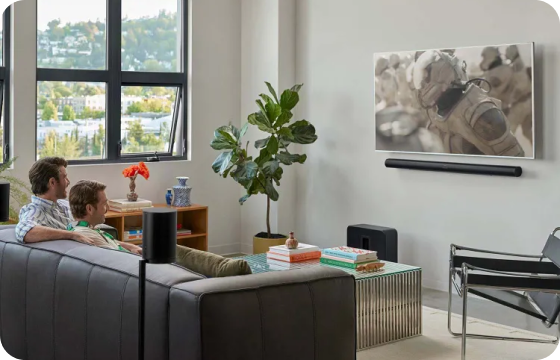 Light-filled contemporary residential living room